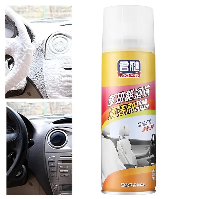 

Car Interior Cleaning Spray Foam Interior UV Protection Stain Remover Multipurpose Agent For Stain Remove Autom Fast Cleaner For