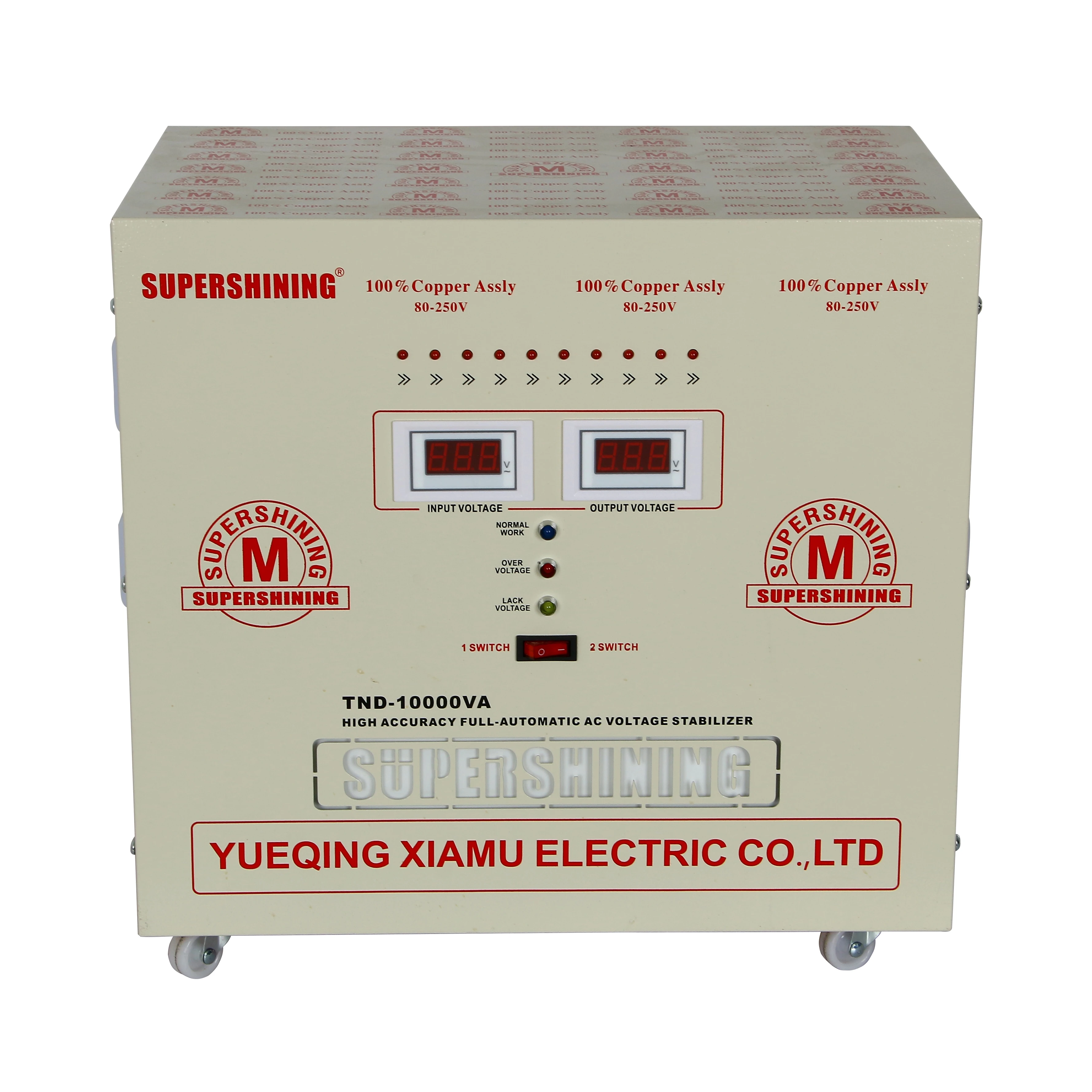 

iraq type stabilizer 80-250V voltage stabilizer servo motor tnd 10kva Adjust the regulator motor type stabilizer