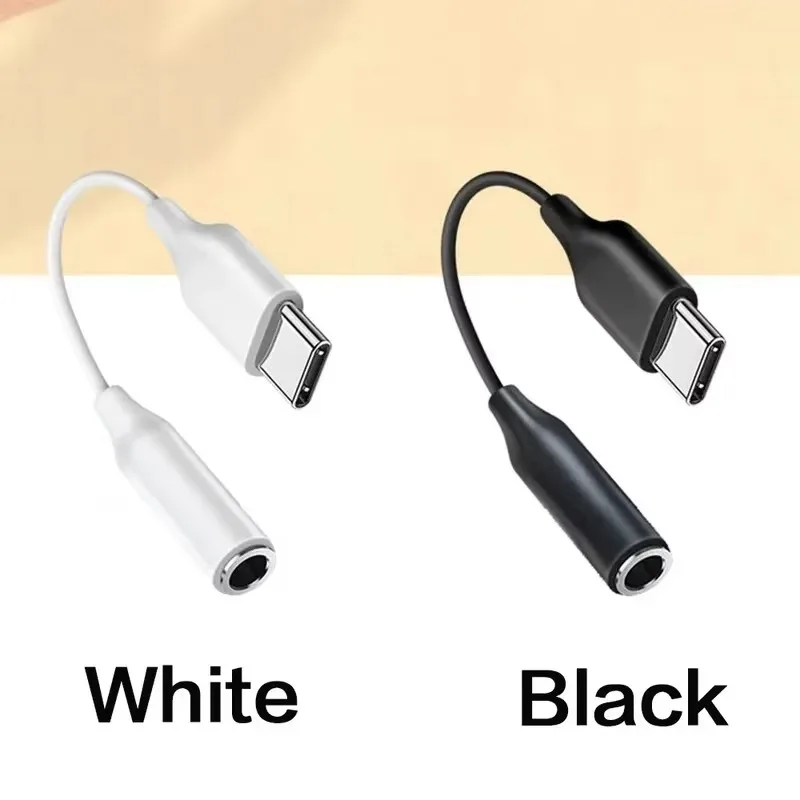 1/2/3/4pcs USB Type C To 3.5mm Jack Audio Cable Earphone AUX Adapter Headphones Converter For S25 S24 S23 S22 S20 Ultra S21 Plus