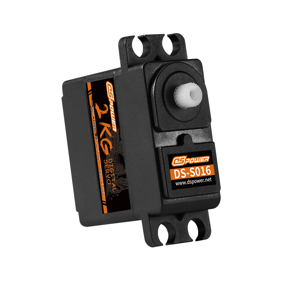 DSpower 2 กก.กันน้ํา brushless Digital micro Servo low profile servomotor สําหรับ RC รถ Crawler หุ่นยนต์ Wltoys Axial อุปกรณ์เสริม