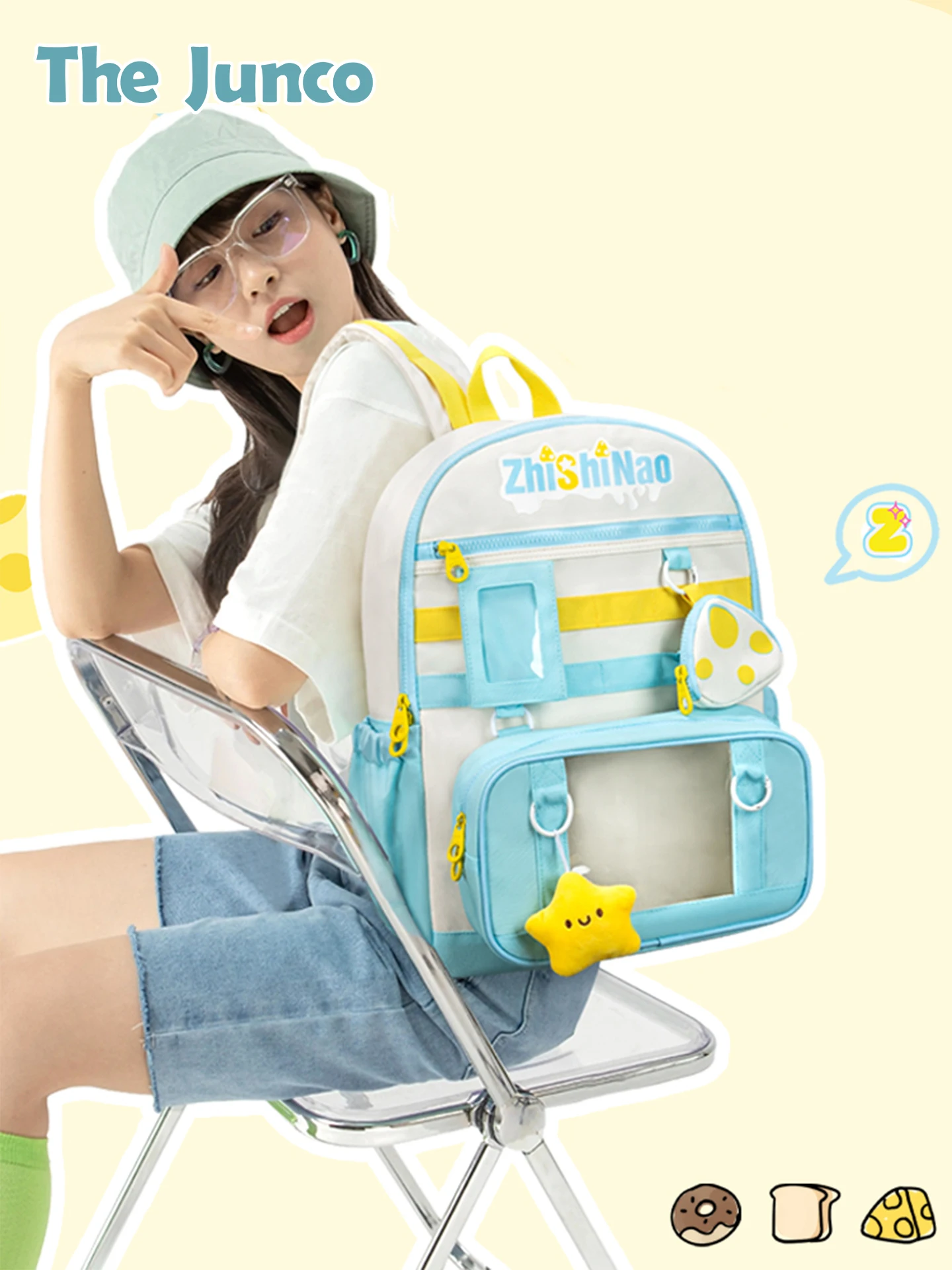 2025 New Campus Style Japanese Original Lolita Backpack Sweet Girl Versatile School Bag Large Capacity Backpack for Freshmen