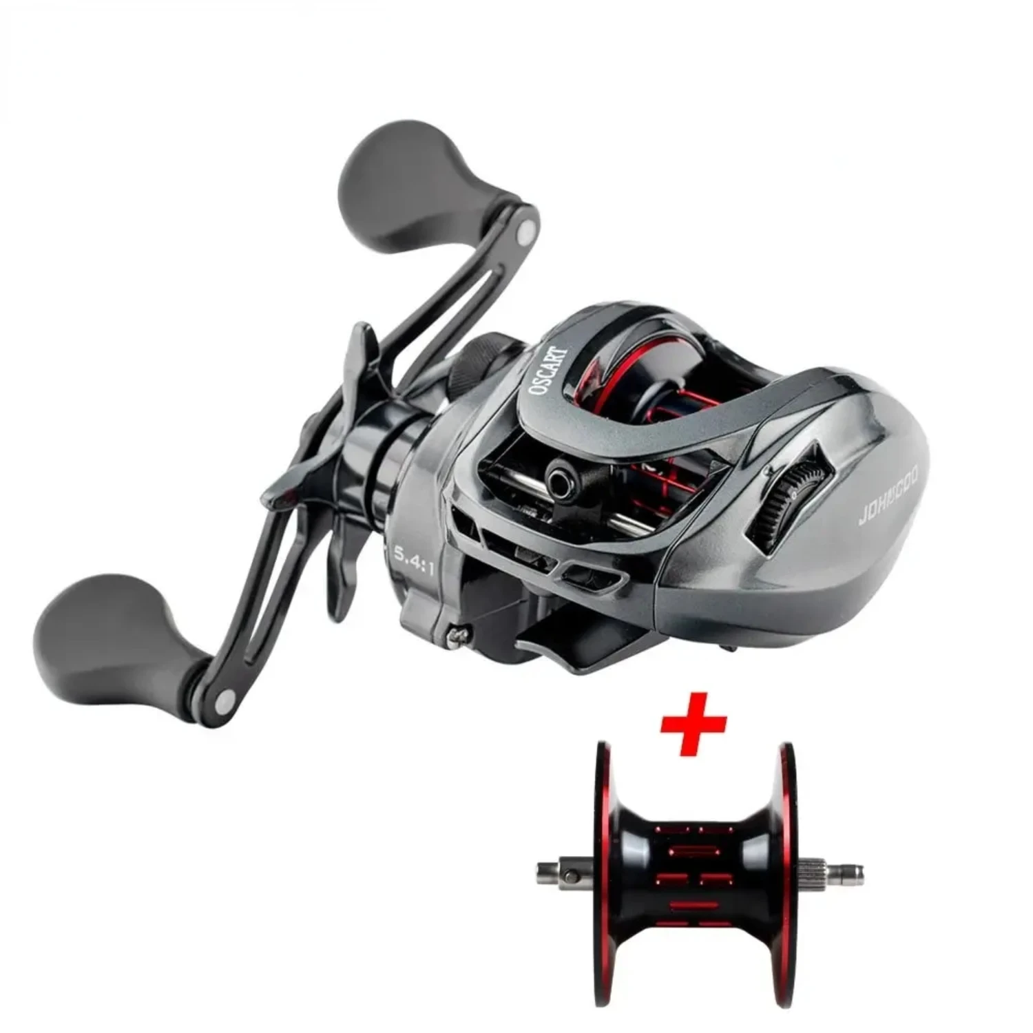 

Saltwater Baitcasting Reel and Baitcaster 9BB 5.4 1 7.1 1 Bait Casting Multiplier Coil Fishing Reel With Spare Spool Octopus
