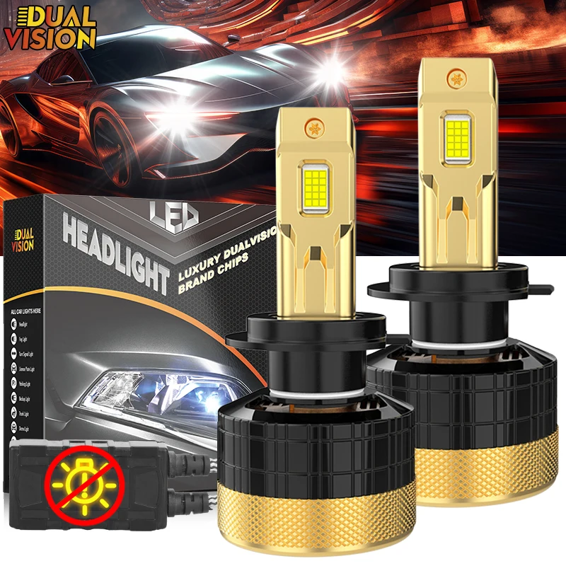 

Dualvision K5C H7 Светодиодные автомобильные фары Canbus H1 H4 H11 H8 H9 9012 HIR2 9005 9006 HB3 HB4 Высокая мощность 9054 CSP Автомобильные фары Противотуманные фары