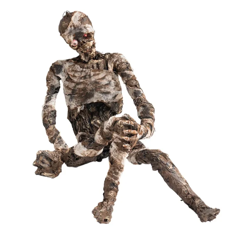 

Halloween Skull Skeleton Ornament, Mummy Room, Set Props, Haunted House Decoration Horror