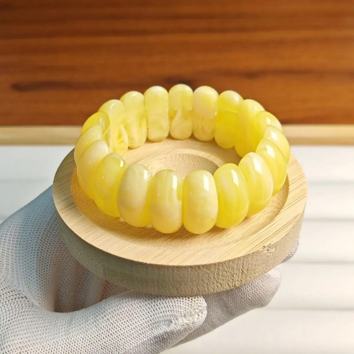Natural Yellow Amber Bangle Wide Bracelet Men Women Healing Gemstone Fine Jewelry Accessories Genuine Baltic Amber Bracelets