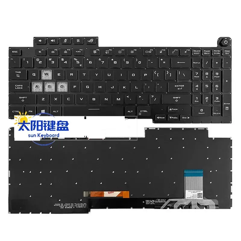 

New Application Keyboard Backlight for ASUS ROG Magic BA5R Plus G713Q G733 Gunslinger 6/5