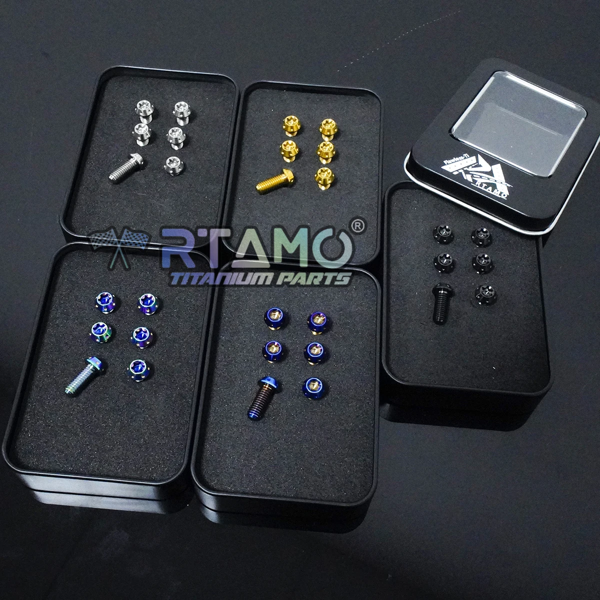 RTAMO Gr5 Titanium Steering Wheel Base Screws M5X12/15/20mm for MoMo NARDI Car Modification Bolts view 3