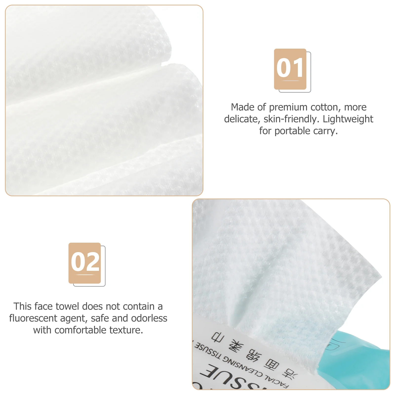 Fast Dry Makeup Cloths Wet Facial Towel Remover Removable Towels Lip Gloss Blush for Cheeks