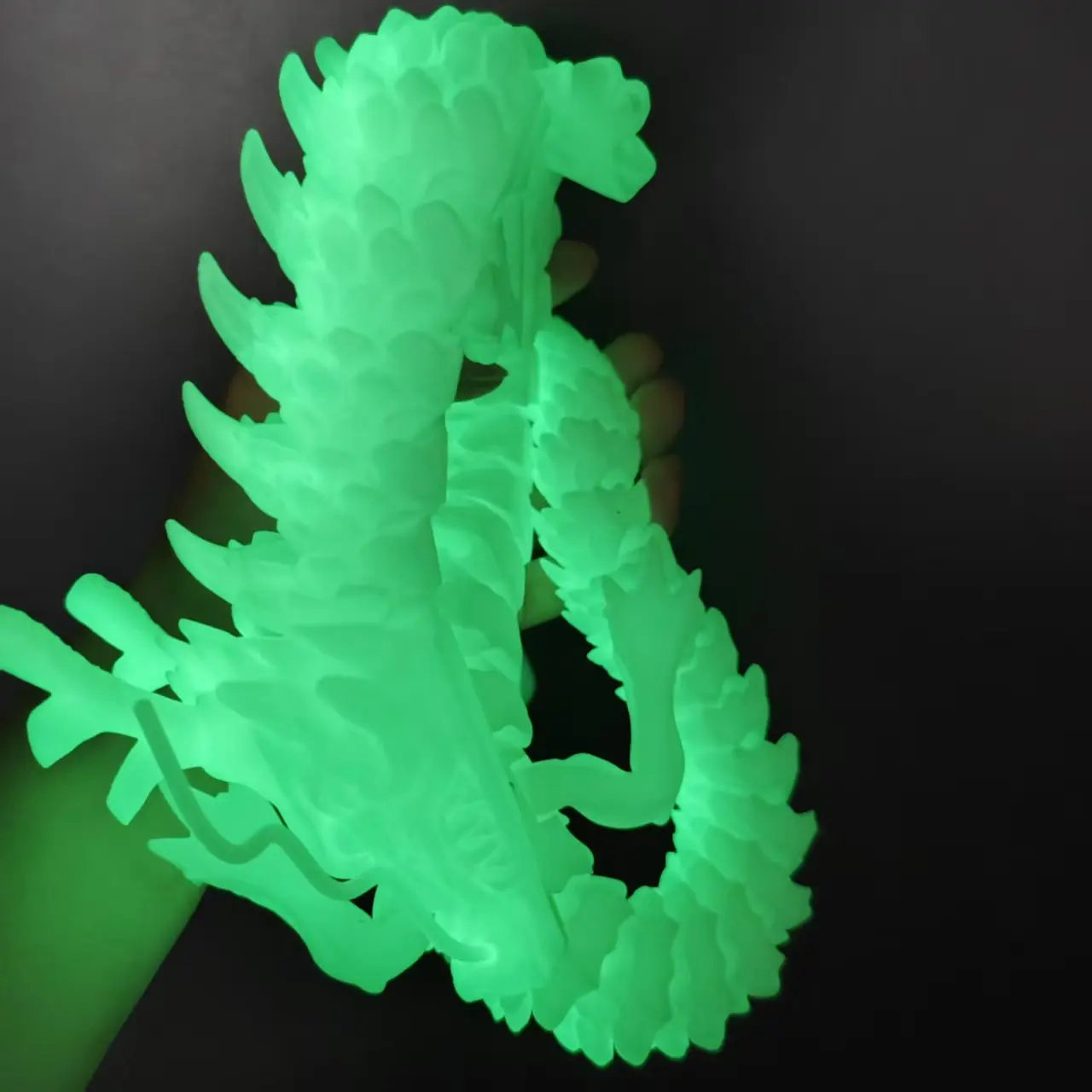 88CM 60CM 3D Printed Gem Dragon Crystal Fidget Toy Rotatable Articulated Dragon Gift for ADHD Perfect for Birthdays Holiday gift image 3