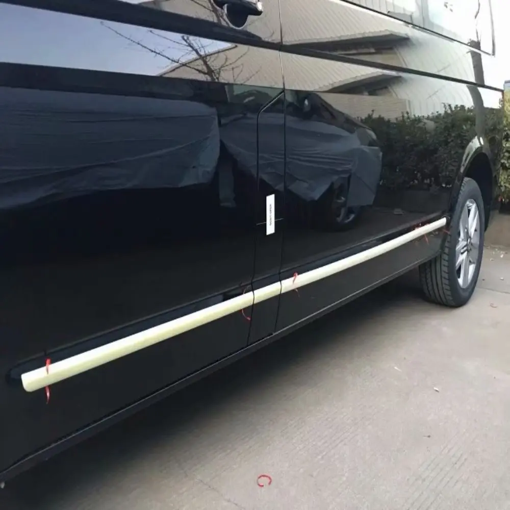 For Volkswagen VW Transporter T6 Caravelle 2017 2018 2019 Chrome Car Side Door Body Cover Moulding Trim Car Exterior Accessories