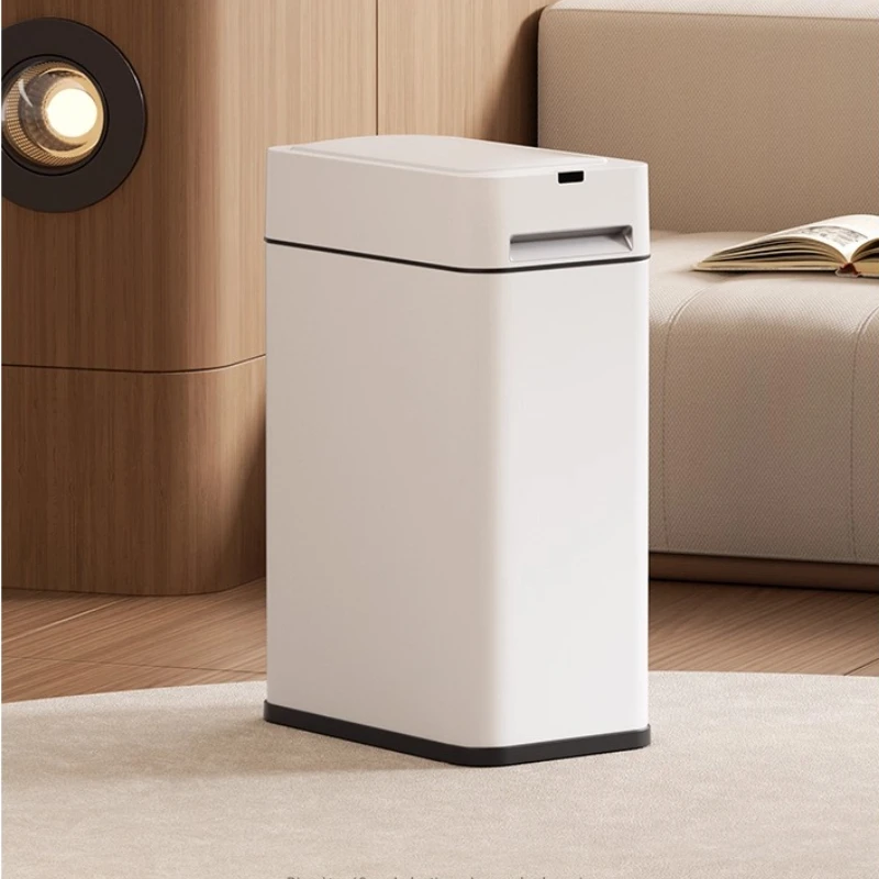 

‌Smart Sensor Trash Can, Large Capacity Wastebasket with Lid,Automatic Night Light Bin,Stainless Steel Garbage Container forHome