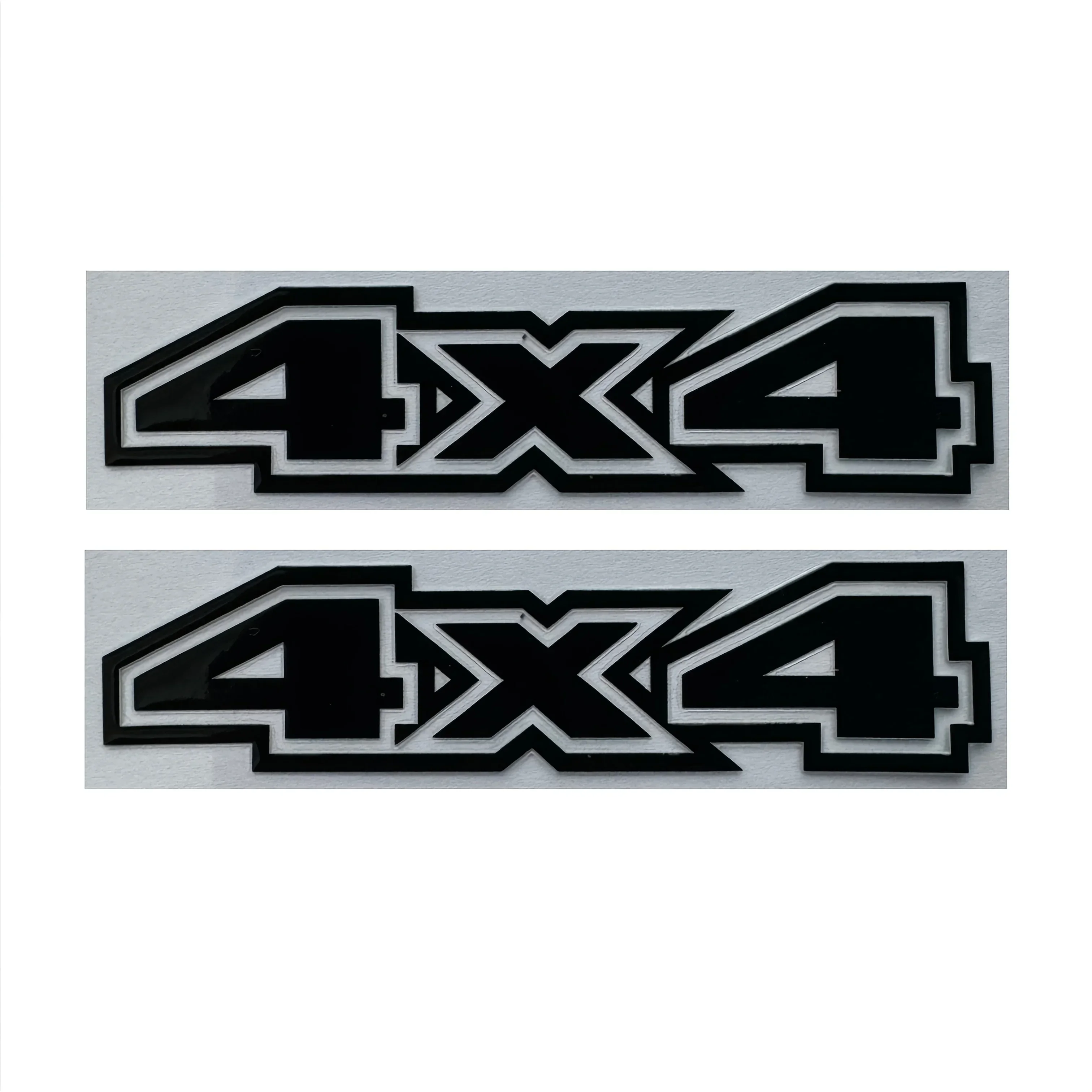 2 PÇS/SET "4X4" Adesivo Off-Road para Motocicleta de Carro, Decalque de Logotipo Bold, Acessório de Personalização Exterior de Auto Moto