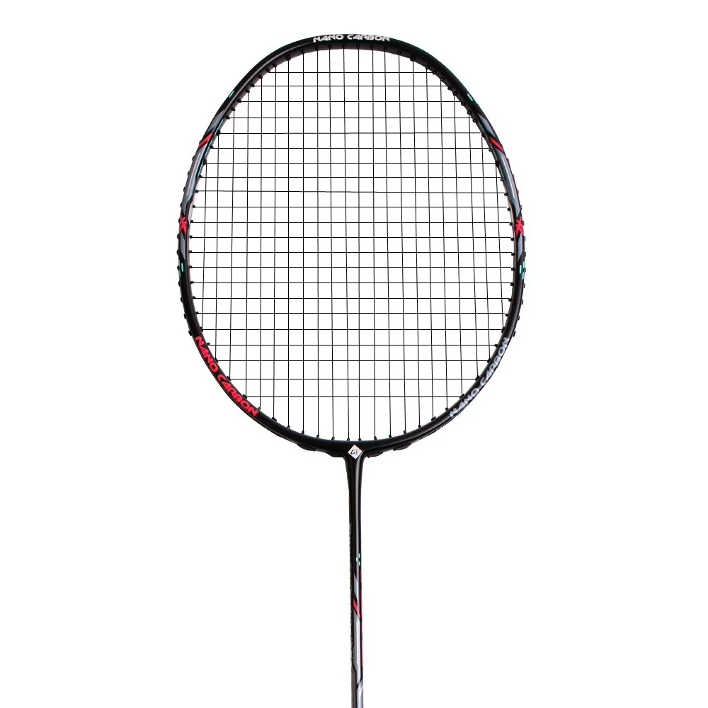 

Ракетка для бадминтона GuangYu из углеродного волокна, 5U, высокомодульная, цельная рама, шафт 6,8 мм, натяжение струн 24-30 фунтов - легкая теннисная ракетка