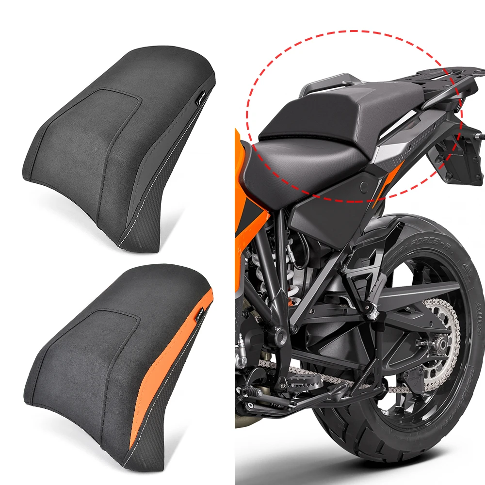 Motorcycle Rear Passenger Seat Cushion Cover Fit For KTM 1290 Super Adventure S 2021 2022 2023 2024