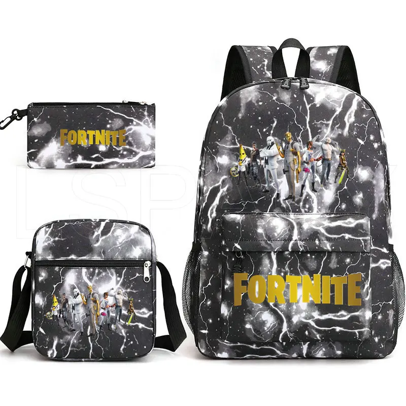 Fashion Backpack Students School Bags Fortnites Girls Boys Children\'s Schoolbag Mochilas Teenage Fortnites Print Bookbag