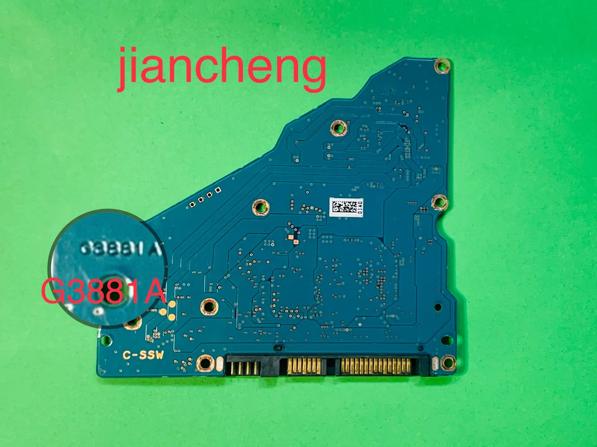 Toshiba PCB ordenador de escritorio Disco Duro placa de circuito modelo g3881a