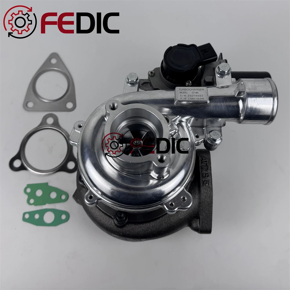 CT16V 17201-30110 17201-0L040 Turbo charger for Toyota Hilux LandCruiser Forturner 3.0D 1KD-FTV MFS Turbocharger
