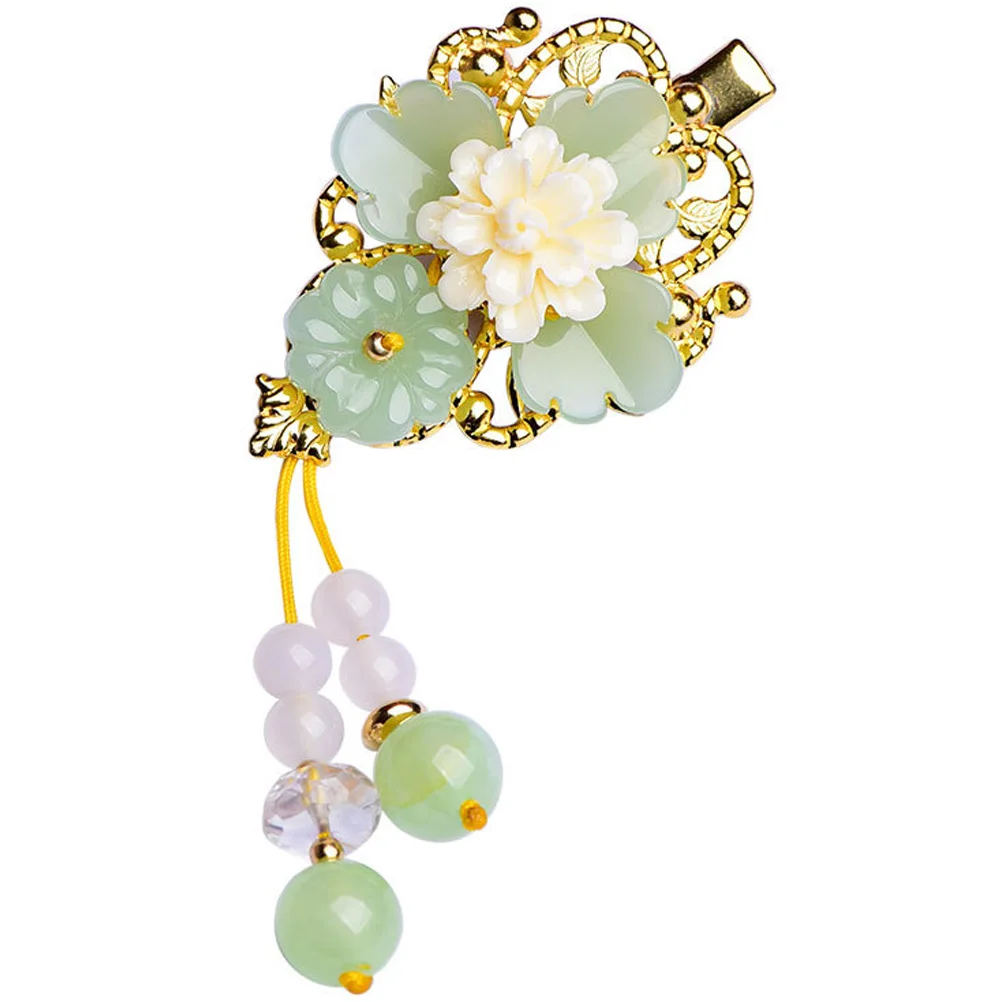 

Retro Women Accessories Vintage Flower Hairpins Hanfu Barrette Classic Color Flower Hair Barrette Occasions Wedding