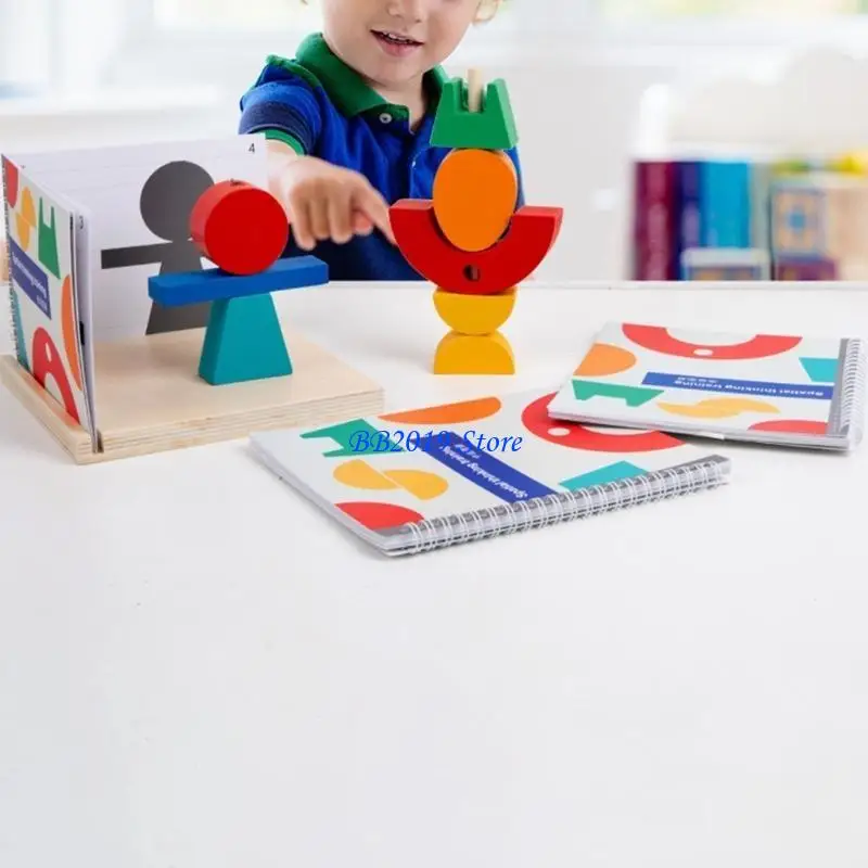 q0kb ปริศนาไม้เด็กซ้อนบล็อกรูปร่างการก่อสร้างบล็อกการพัฒนาบล็อกการเรียนรู้ก่อนการเรียนรู้ของเล่นสำหรับเด็กอายุ 3 ปี