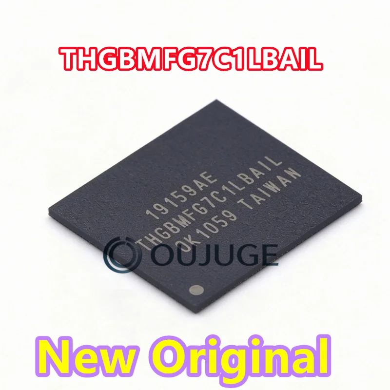 (1-10PCS)New Original THGBMFG7C1LBAIL package BGA153 ball 16GB font library 5.0 version memory granule EMMC chip