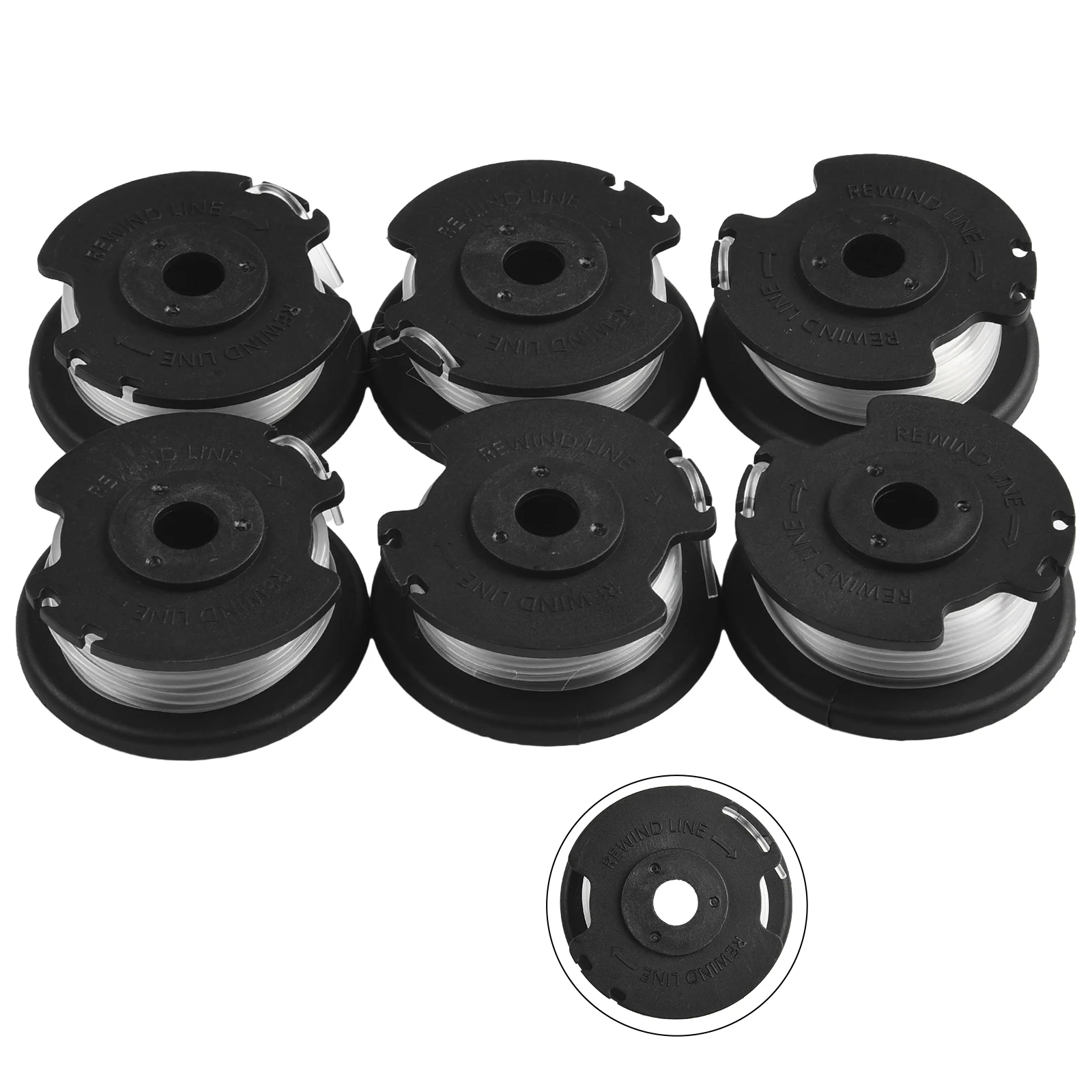 Replacement Trimmer Line 6 Pack for Hyper Tough HT19-401-003-06 HT19-401-003-07 and Other Select 20V Max String Trimmer Models