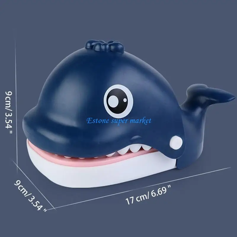 090B Balena che morde le Dentista Gioco Masticare mano Denti tigre Divertenti giochi per famiglie Mini Novità da per