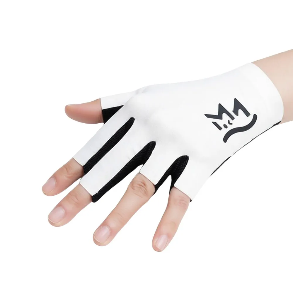 Elastic Ice Silk Billiards Gloves Fingers Show Anti-slip Snooker Cue Sport Glove Breathable Wear-resistant Pool Glove