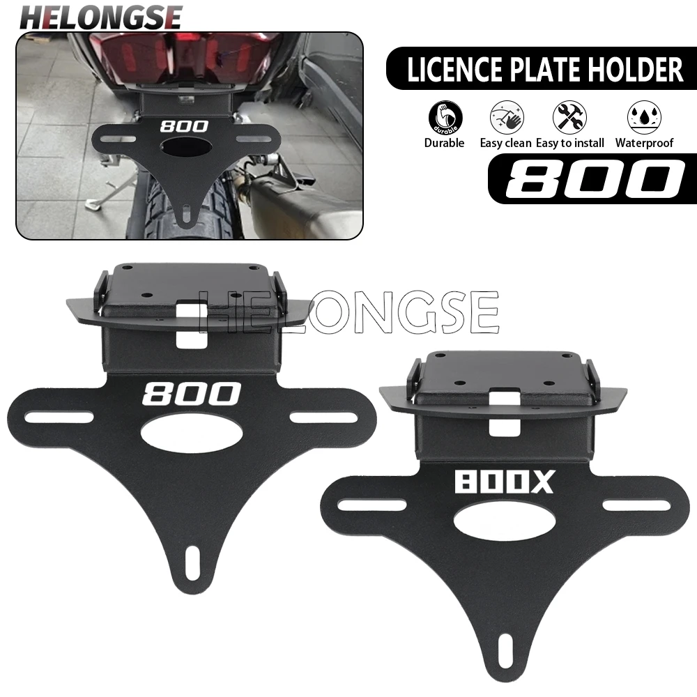 

For KOVE 800 X Pro Rally Super Adventure 2024 2025 KY800X ADV 2026 800X Tail Tidy License Plate Holder Bracket HELONGSE Parts