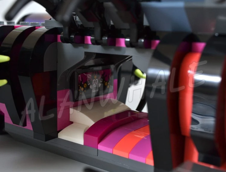 1388 elementów Senny Koszmar Rekin Statek Tryb Tandemowy Potwór Pojazd Latające Oczy 81469 Klocki Kompatybilne z Modelami