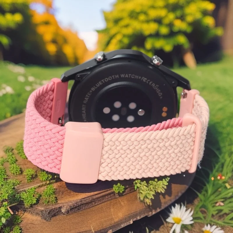 18/20/22mm Colorblock Magnetic Strap Braided Loop for Samsung Galaxy Watch 7 FE 6 5 4 Band For Huawei Watch GT5 GT5pro GT4 GT3