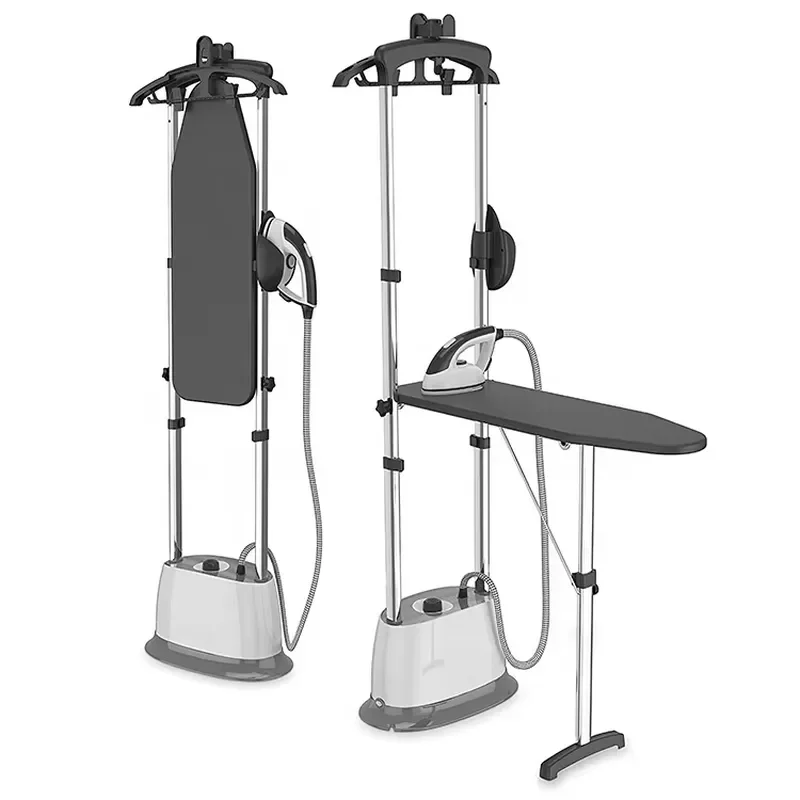 2400W Vertical Garment Steamer with 1000ml Tank Foldable Ironing Board Anti Dry Burn Electric Clothes Press for Home Use