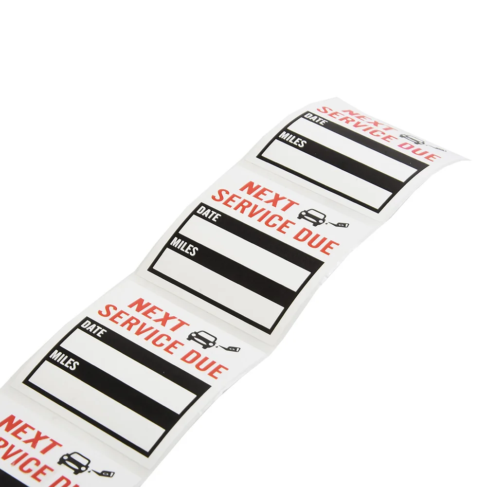 1 Roll Reminder Stickers 1 Roll 150pcs 2*2inch Car Supplies Oil Change Service Reminder Stickers Truck Brand New