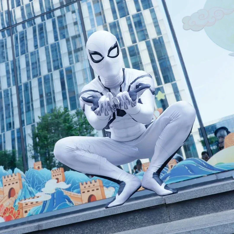 

Adult PS4 Future Foundation Spider Man Plays 3D Printed Spandex Superhero Zentai Set Halloween Anime Character Gift