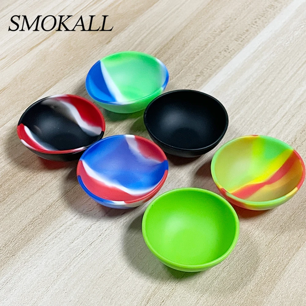 100Pcs Silicone Container Herb Bowl 67mm Storage Container Smoke Guard Smoking Accessories