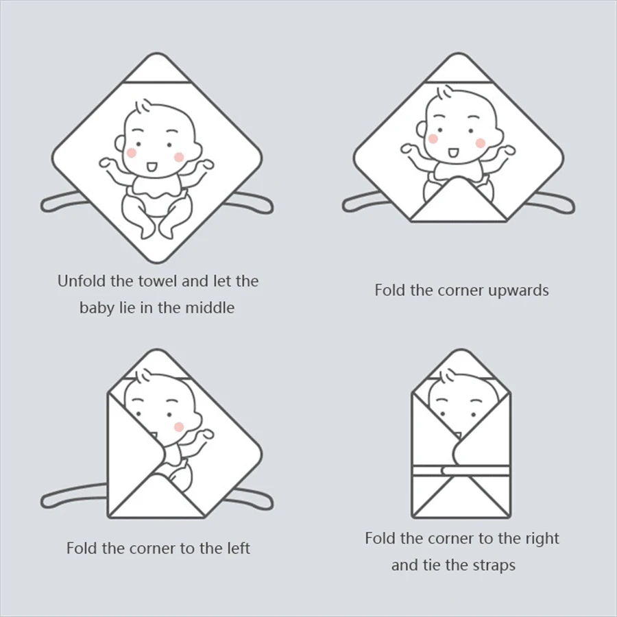 1. Niedliches, vielseitig einsetzbares, großes Handtuch in Tierform für Babys und Kleinkinder, hergestellt aus weichem Korallenfleece, Polyester, schnelltrocknend und wasserabsorbierend, kann als Badetuch, Decke oder Bademantel verwendet werden, ein perfektes Geschenk für Babys. – Detail 9