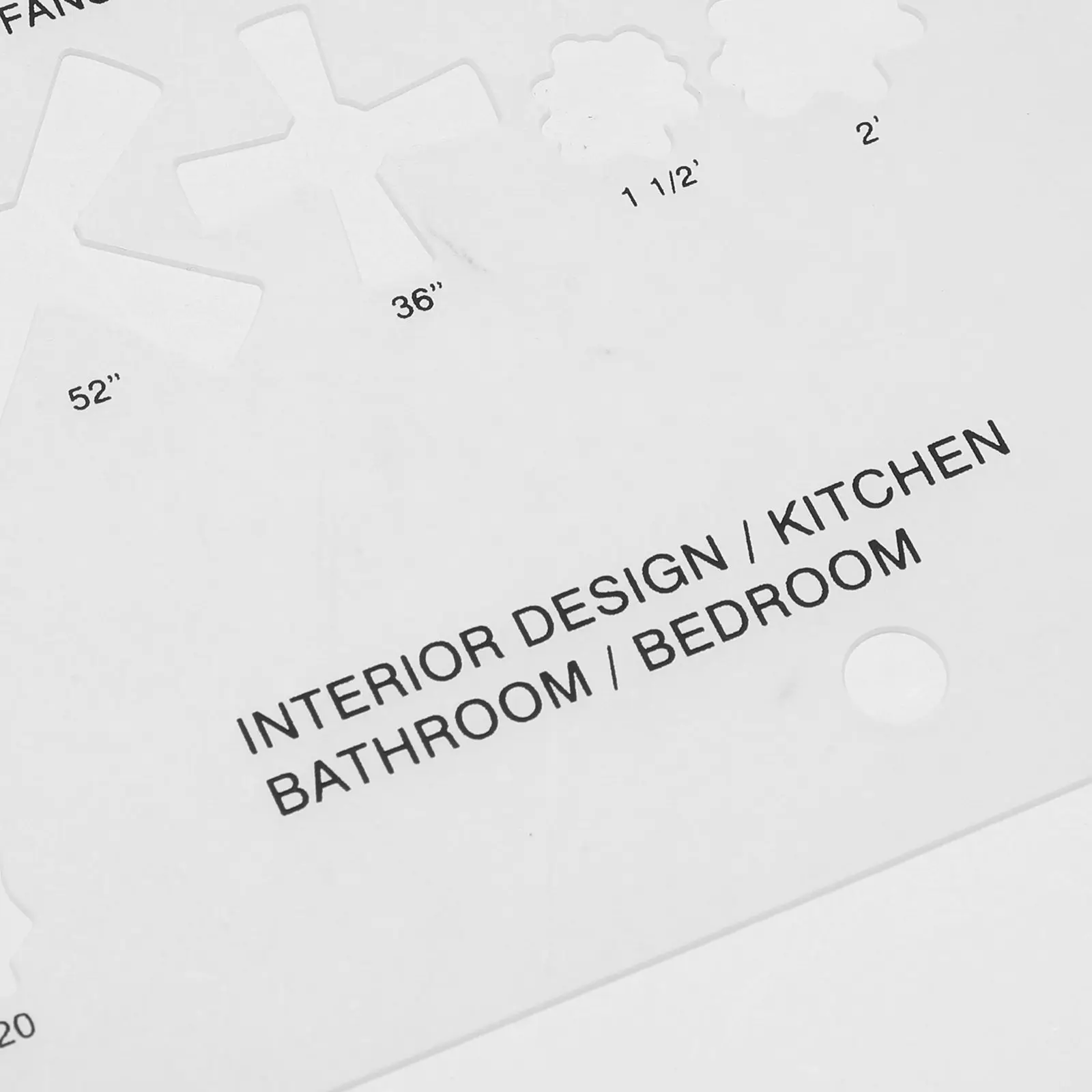 6 Pcs Painting Template Architecture Supplies Circle Drafting Tools Kit Drawing Stencil Furniture Ruler Scale Geometric