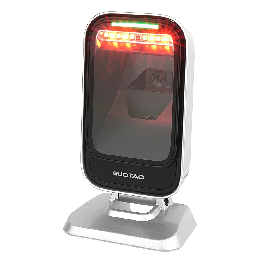 

GUOTAO Прямые продажи с фабрики P93 2D QR-код Настольный сканер штрих-кода OEM Сменный сканер штрих-кода DS9308 с индивидуальным логотипом