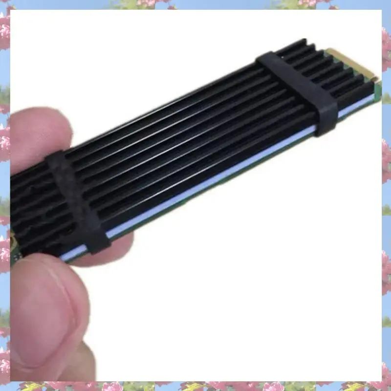 Top Sale 4X Aluminum Heatsink Chipset Heat Sink,With Cooling Pad,For NVME NGFF M.2 2280 PCIE SSD