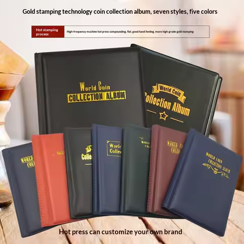 120 Grid English Version Commemorative Coin Silver Dollar Foreign Trade Collection Book Limited Edition