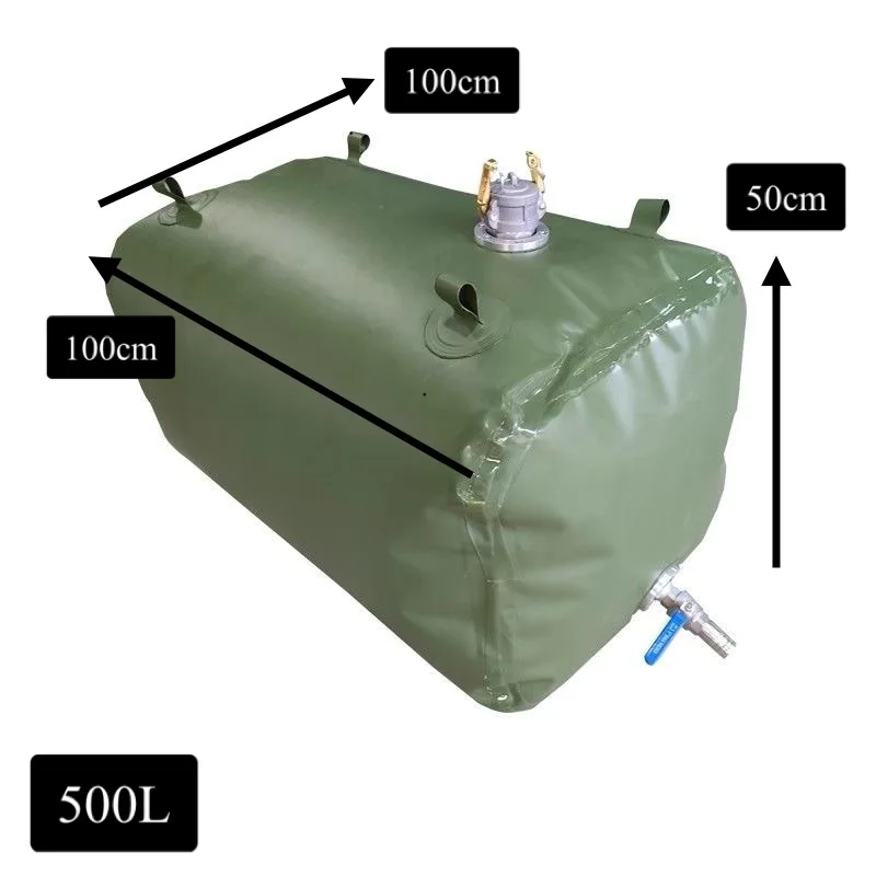 500L TPU oil storage bag software thickened large capacity folding car transport outdoor camping travel portable oil bag