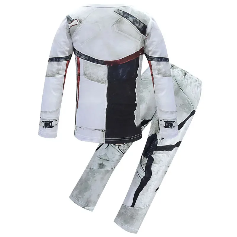 Afstammelingen 3 Halloween-kostuum voor kinderen Carlos Cosplay Fantasia Kleding Baby Jongens Casual Homewear Pyjamaset Shirts + broek