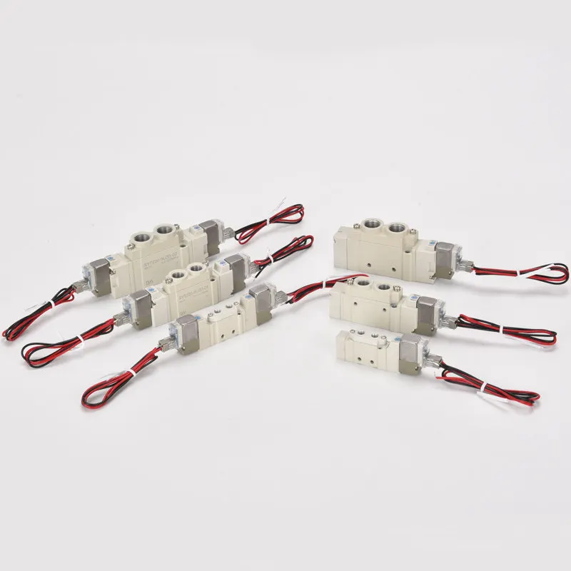 SMC Type 24V Solenoid Valve SY5120-5LOZ-01 5220 5320 Pneumatic Magnetic Valve Coil 5LZD-C6 for Air Control
