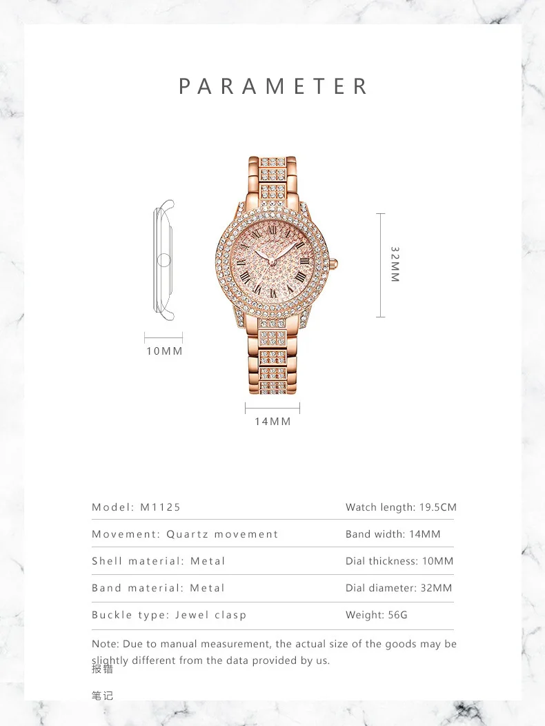 새로운 여성 스테인레스 스틸 풀 다이아몬드 손목 시계 캐주얼 럭셔리 여성용 쿼츠 시계 Relogio Feminino