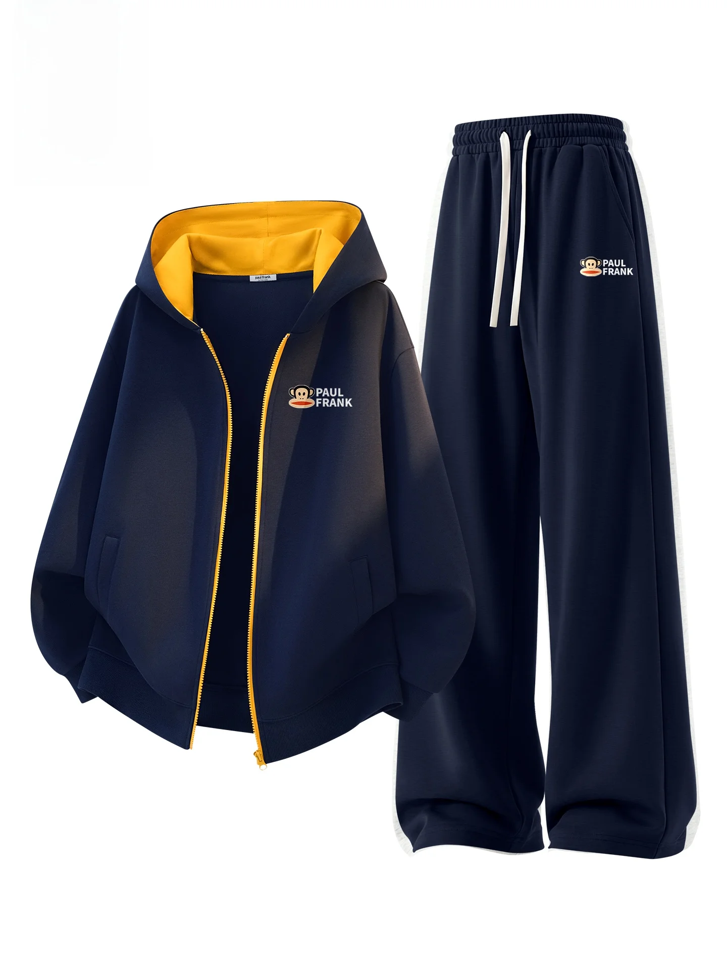 

Spring 2026 New Color Blo Sweater And Pants Set Casual Sportswear Men's Long Sve Hoodie Comfortable Knitted F...