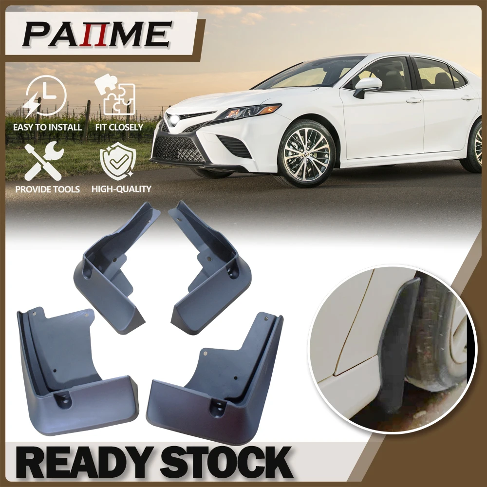 

4PCS Car Plastics Material Mud Flaps Guards Fenders Mudguard for toyota camry 2018 2019 2020 2021 2022 2023 SPROT YC102151