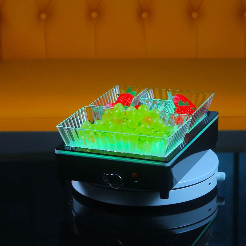 

Креативный светодиодный светящийся поднос для фруктов, многоразовая ночная сервировочная тарелка для бара, КТВ, ночного клуба - яркое свечение, вечерние незаменимые