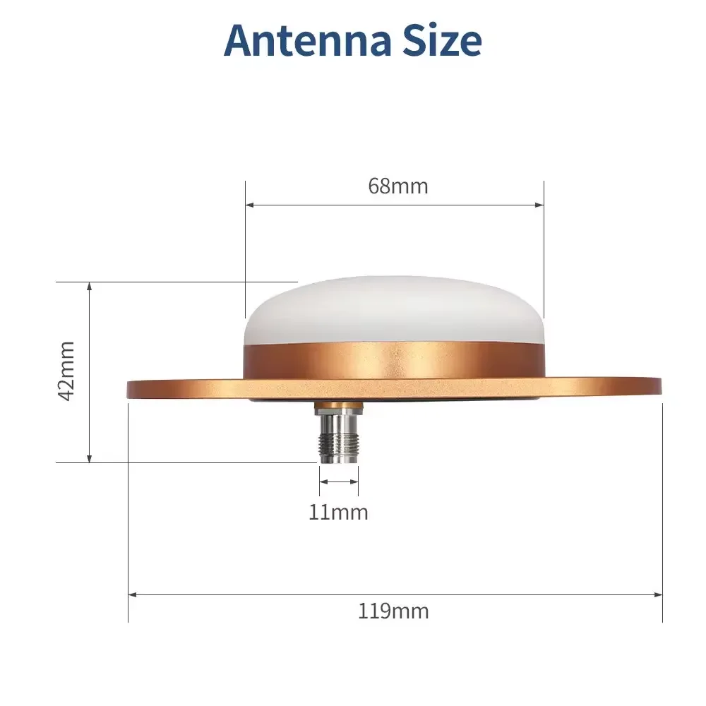 Antena de aviação GPS para veículo, anti-jamming, alta precisão, Glonass Galileo, BDS, HX-CA7606A, CA-6153, GNSS, L1, L2, L5