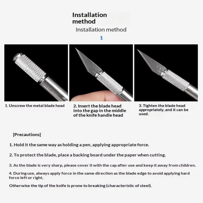 Glue Removal And Scraping Blades, Flat-edged Scalpel, 5, 11, 17# BSD Engraving Knife, Repair And Film Application Hand Knife