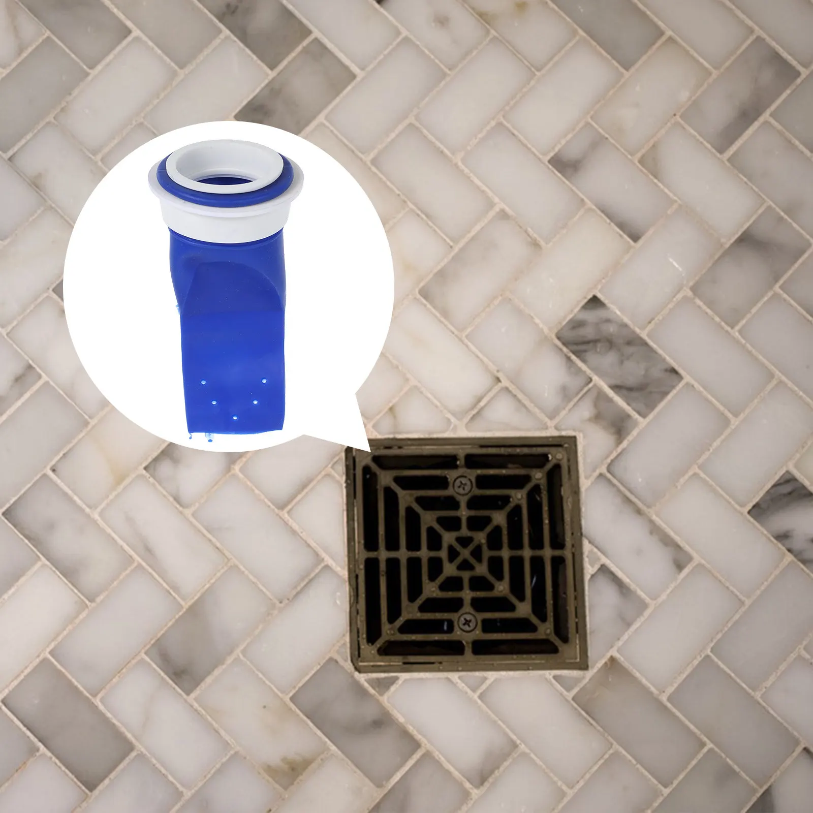 

4Pcs Odor Proof Drain Seal Plug for Toilet Shower Floor Drain Hose Reusable Plastic Backflow Preventer Trap Core