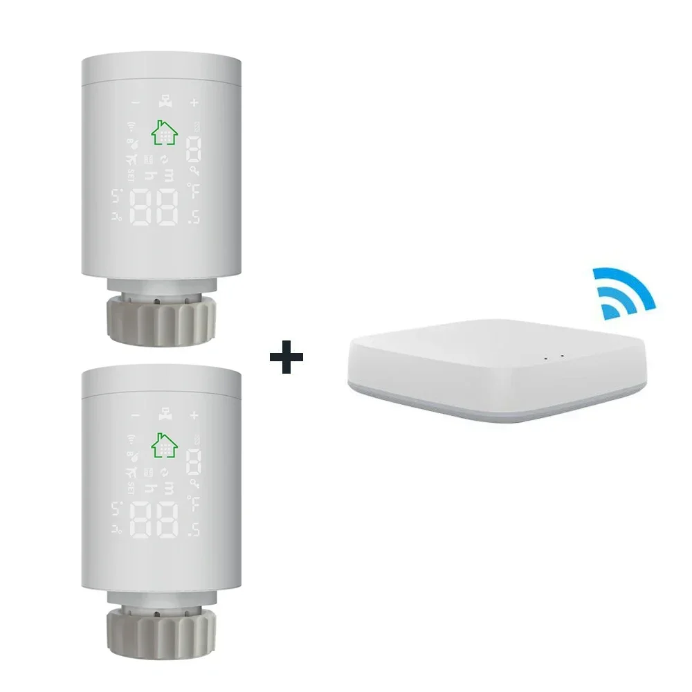 Premium Products 2026 Smart Electronic Thermostat Valve Set for Radiator Heating Intelligent Temperature Controller for Floor He